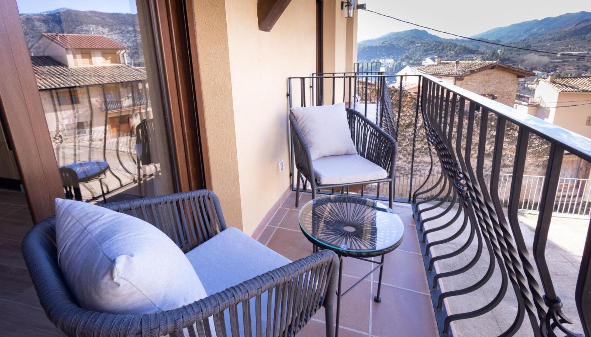 Ferienwohnung El Sueno Del Buho 6. Atico Con Chimena Beceite Exterior foto