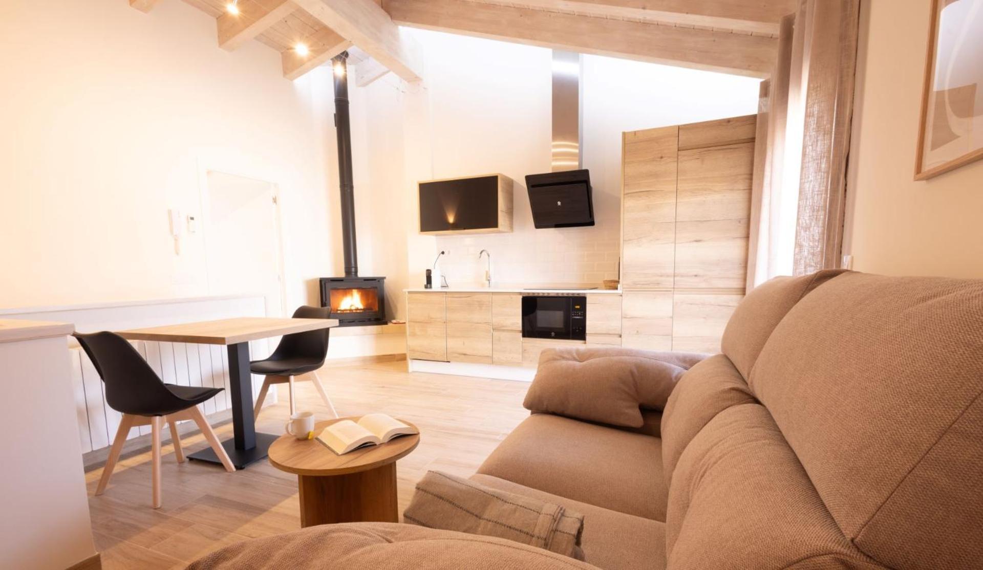 Ferienwohnung El Sueno Del Buho 6. Atico Con Chimena Beceite Exterior foto